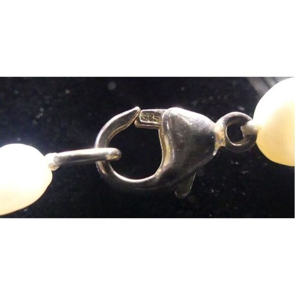 Pearl & Quartz Beaded‎ Necklace 45.1g .925 Clasp - Picture 4 of 6